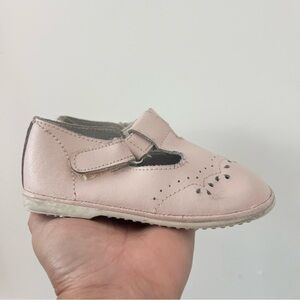 Angel Classic Pink Leather Mary Jane Little Girls Shoes Baby or Toddlers Sz 6